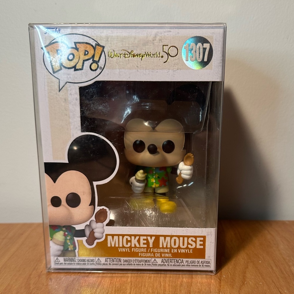 Funko Pop Mickey Mouse with ice cream, Disney 50th Anniversary Vinyl Figure